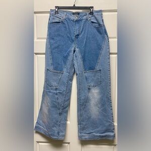 AKIRA Blue Flare & Wide Leg Jeans